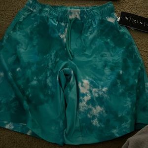 Blue mens swim shorts